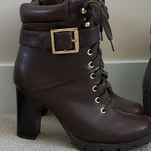 Guess brown above ankle boots